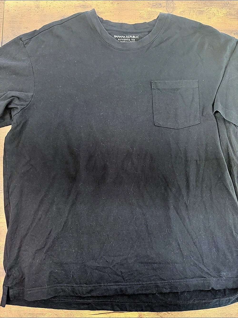 Banana Republic Short Sleeve Pocket T-Shirt in Black